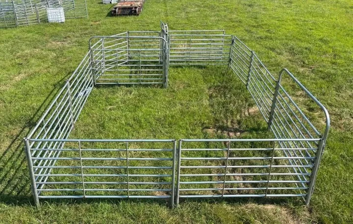 Loveday system holding pen, side view