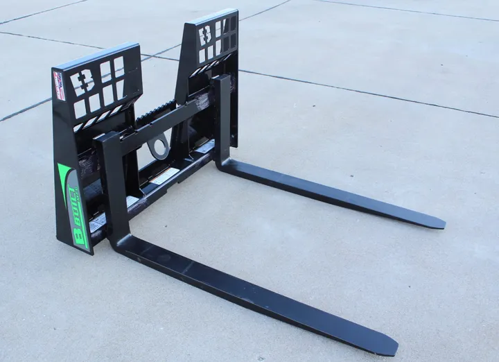 B-Built pallet forks, side angle