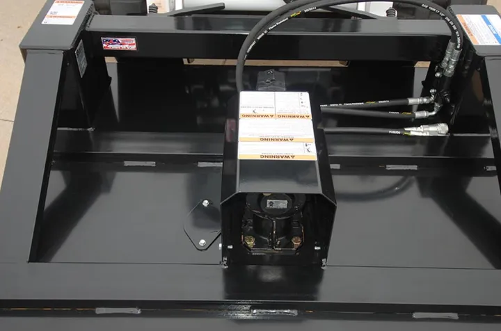 HD 60 Brush Buster deck and motor, top view
