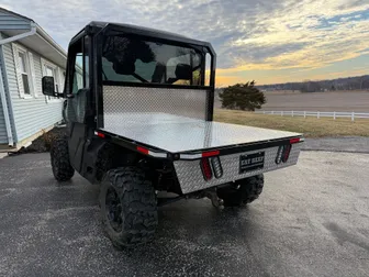 Side by side UTV with an aluminum flat bed